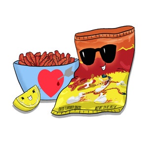 Be My Chetitos Valentine's Card