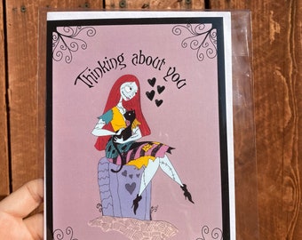 Nightmare Before Christmas Valentine Card Sally