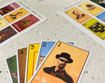 Breaking Bad Loteria Bingo Game Set