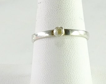 Thin Sterling Silver Stack Ring Size 8.75