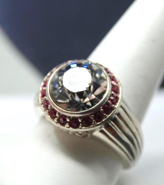 Size 11  Sterling Statement Ring - image 1