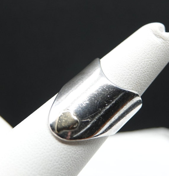 Size 5+ Sterling Wide Band  ( C-8)