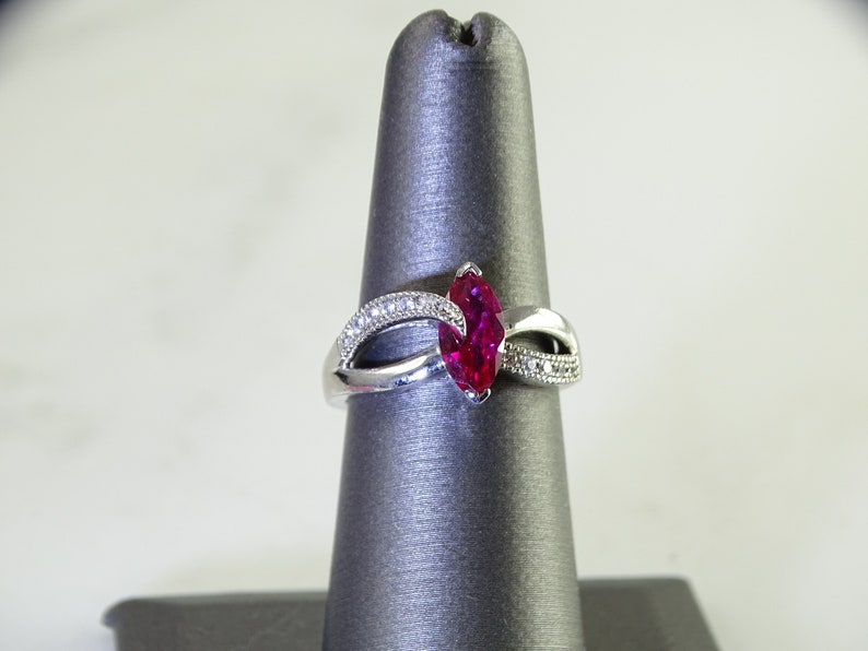 Size 7 Synthetic Ruby Ring