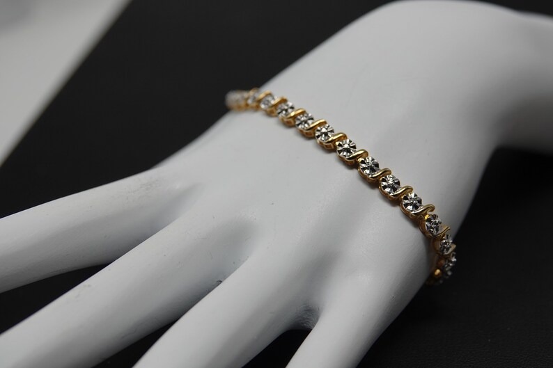 7.25 Gold over Sterling Heart Charm Bracelet by Ross-Simon
