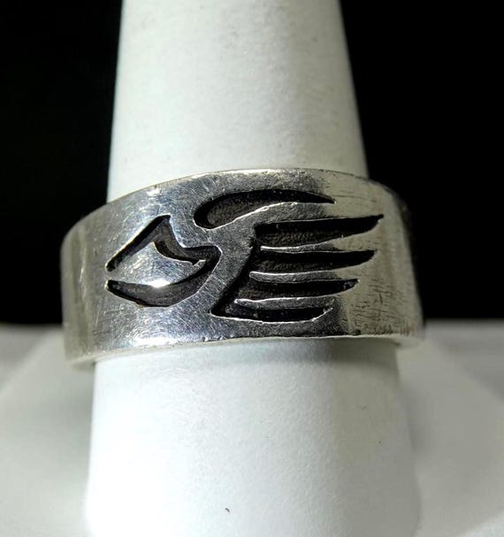 Size 11 Artisan Sterling Claw ring - image 1