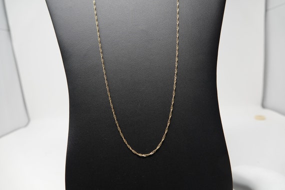 24" 14K Gold Neck Chain - image 1