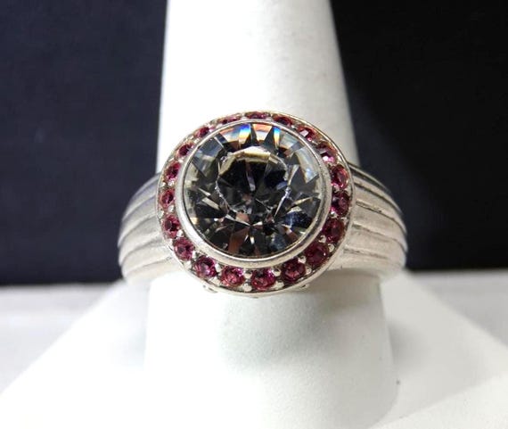 Size 11  Sterling Statement Ring - image 3