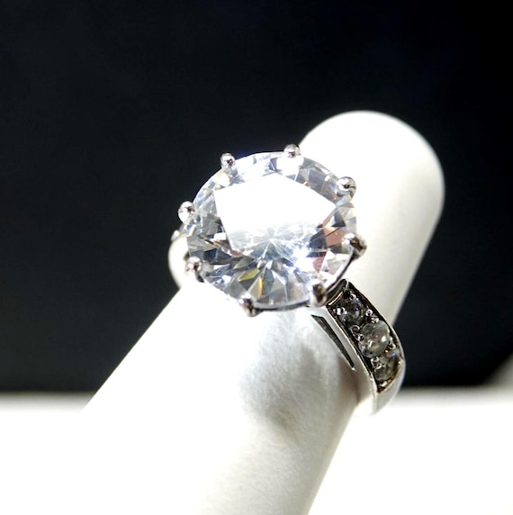Size 5  Sterling and 5ct CZ by Ross Simon
