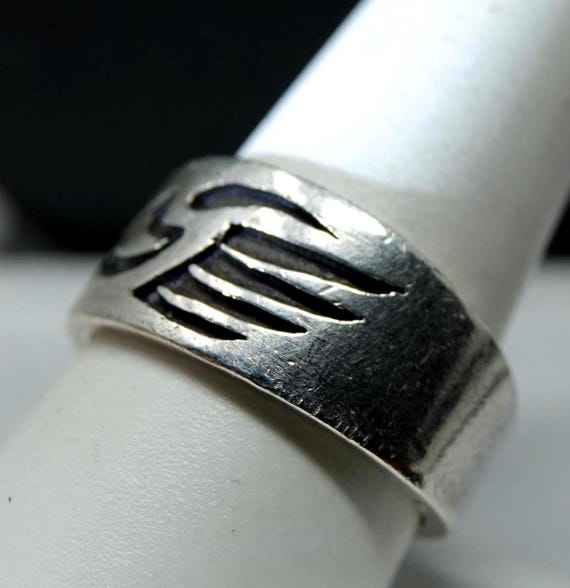 Size 11 Artisan Sterling Claw ring - image 2