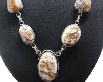 20" Necklace with Jasper? High Polished Stones