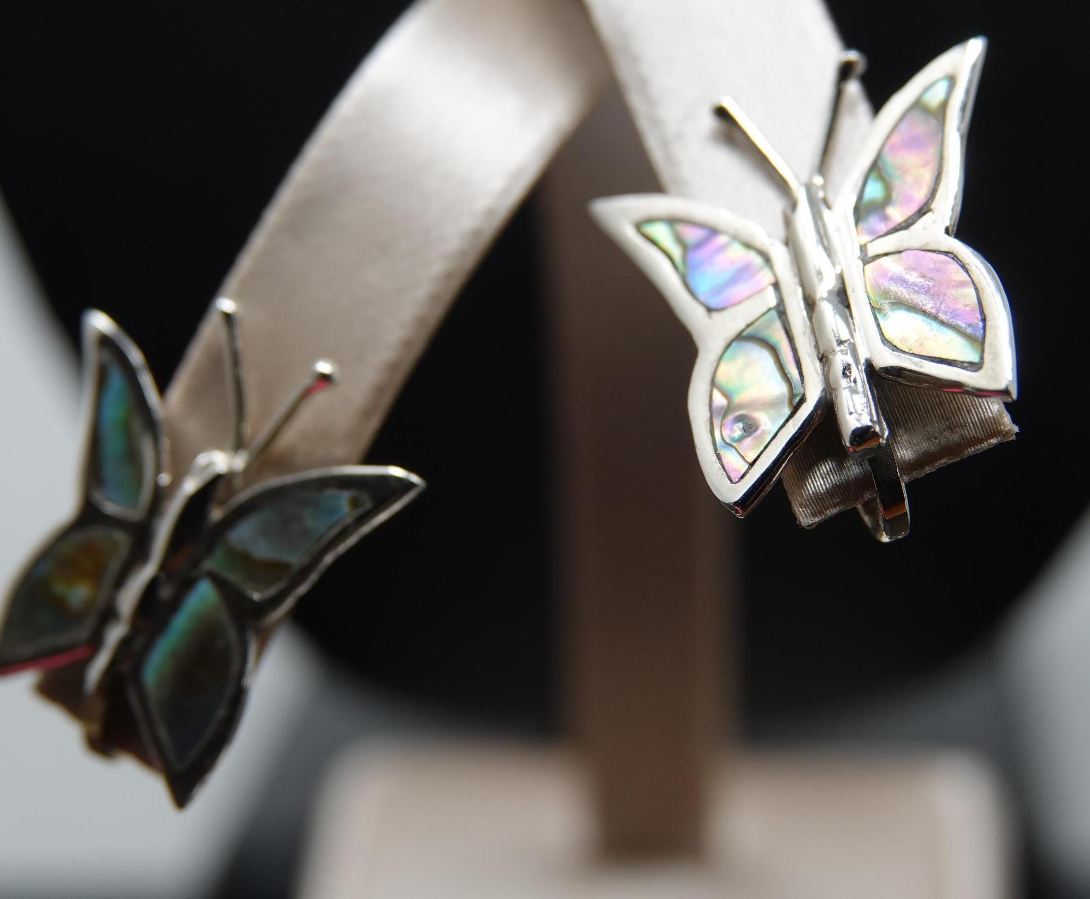 Orecchini A Farfalla In Argento 925 Placcato Oro 18k – Ipoallergenici Con Chiusura A Vite, Regalo Donna