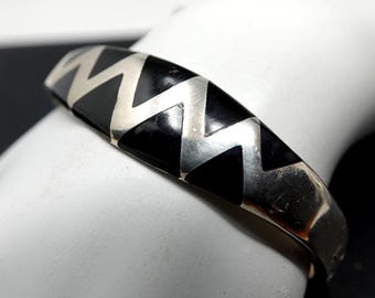 Vintage Mexico Sterling Silver Western Cowgirl Horseshoe Link