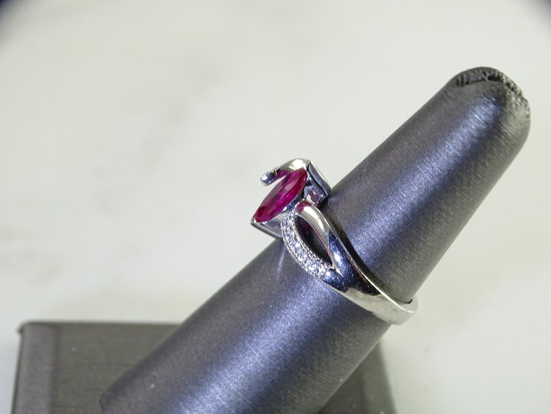 Size 7 Synthetic Ruby Ring
