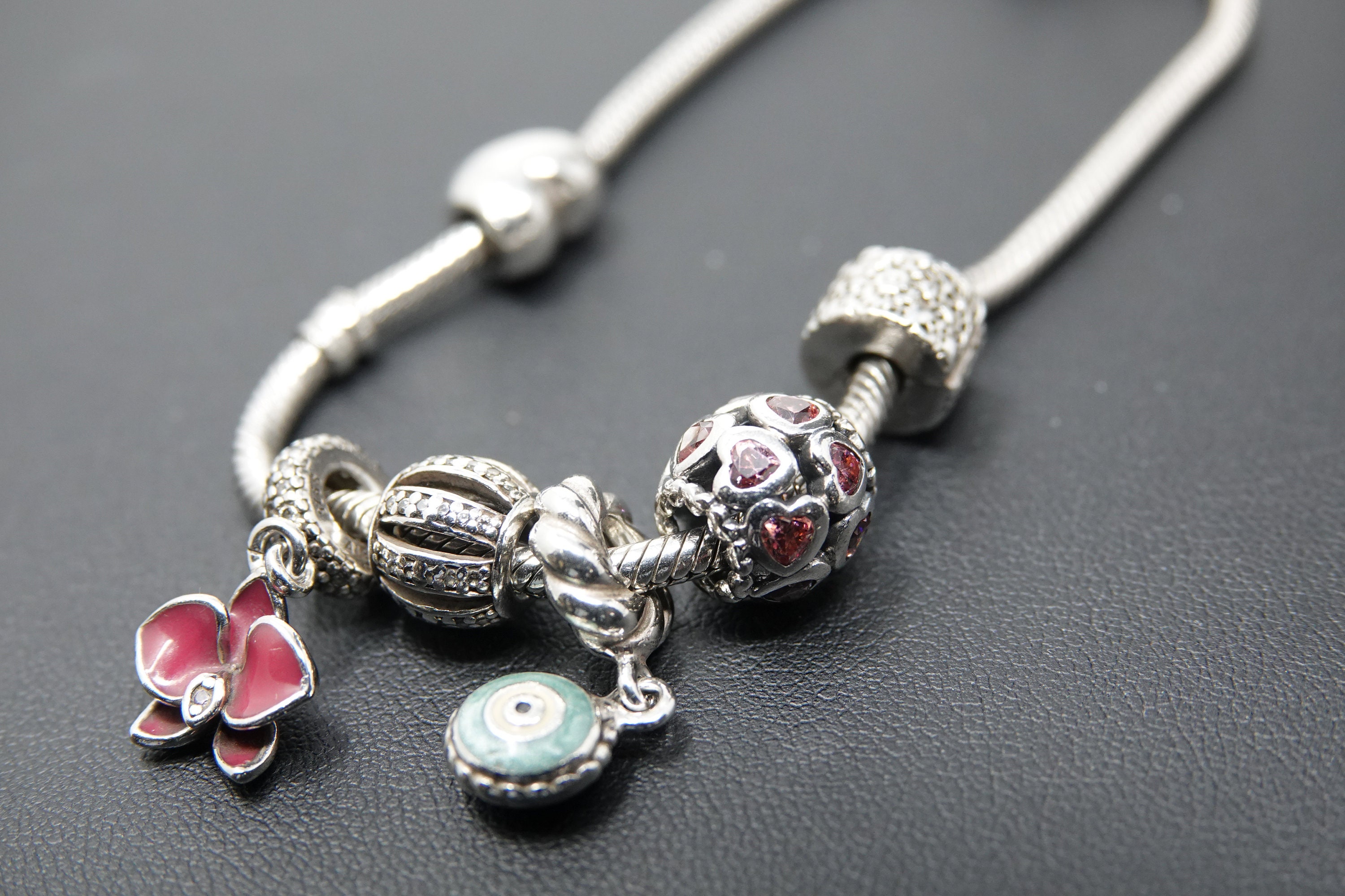 【国内発送】 Pandora 10 Number Charm CCB CHARM MOTE MANIK PCS] [10 アクセサリー