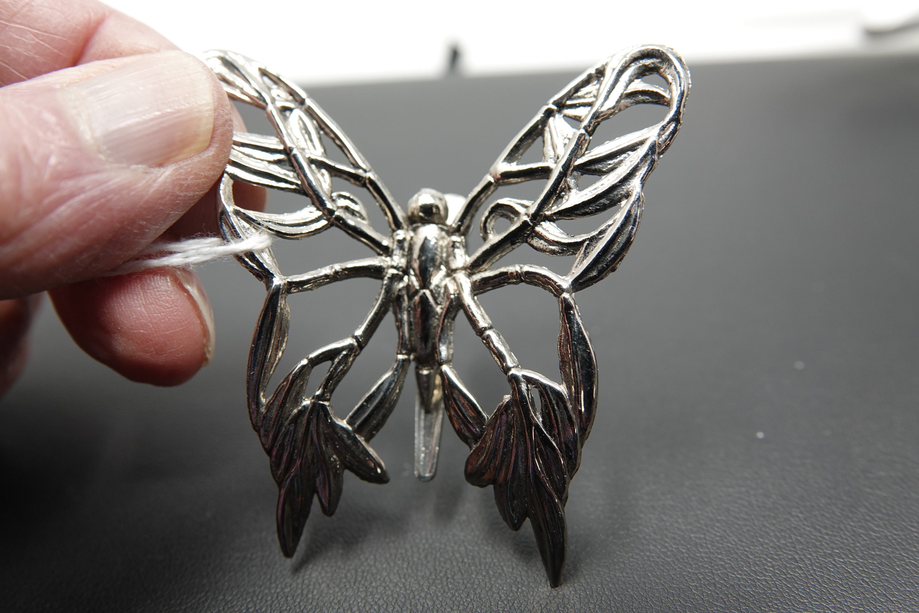 John Hardy Butterfly Hair Clip ( Not Sterling) - Etsy UK display picture 3