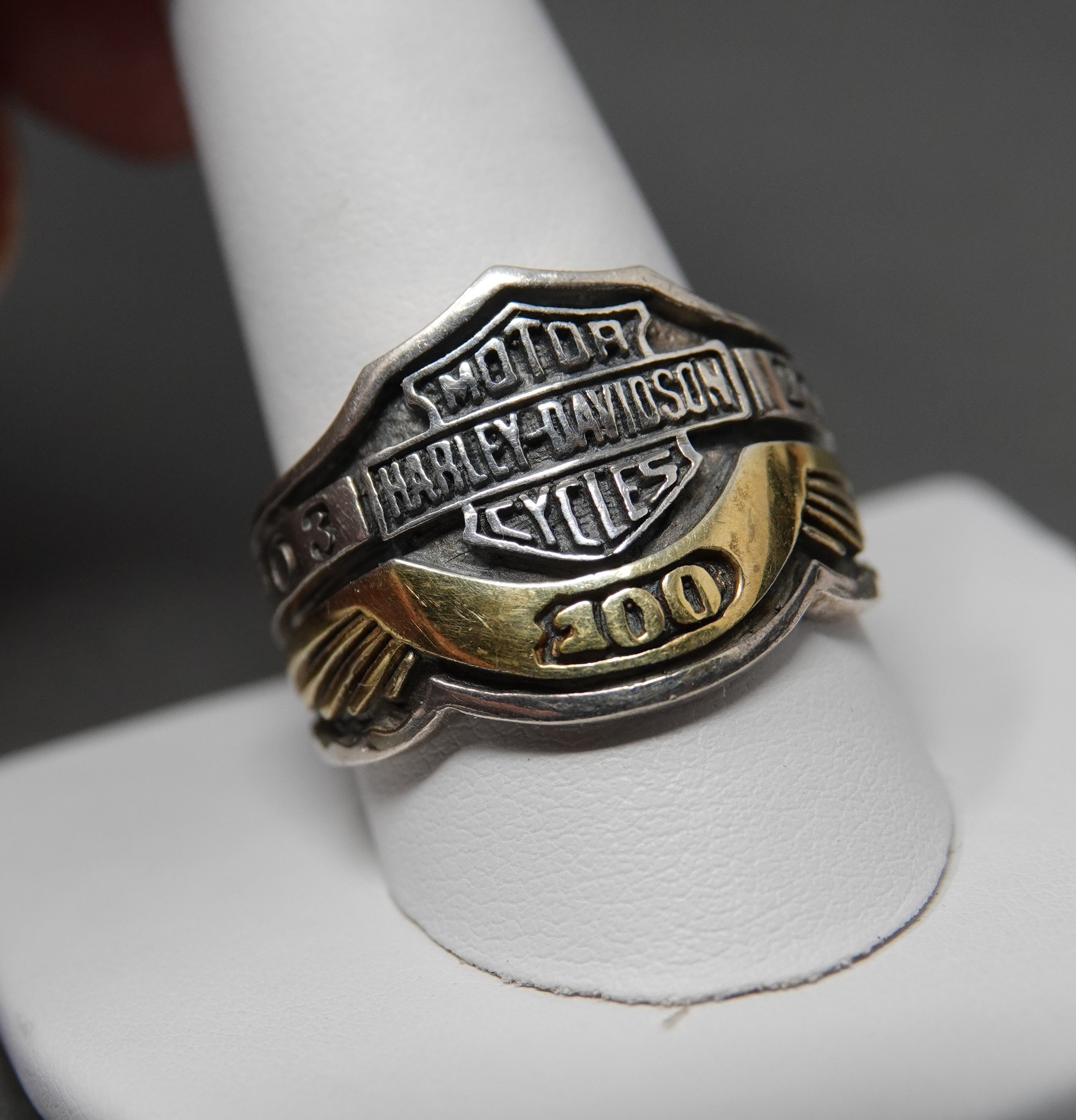 Harley davidson 100th anniversary best sale ring