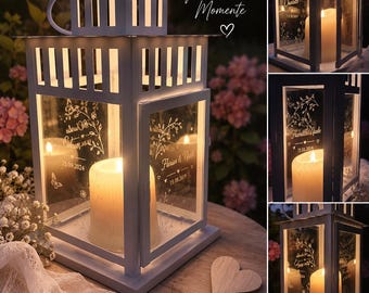 Individually laser-cut candle holder