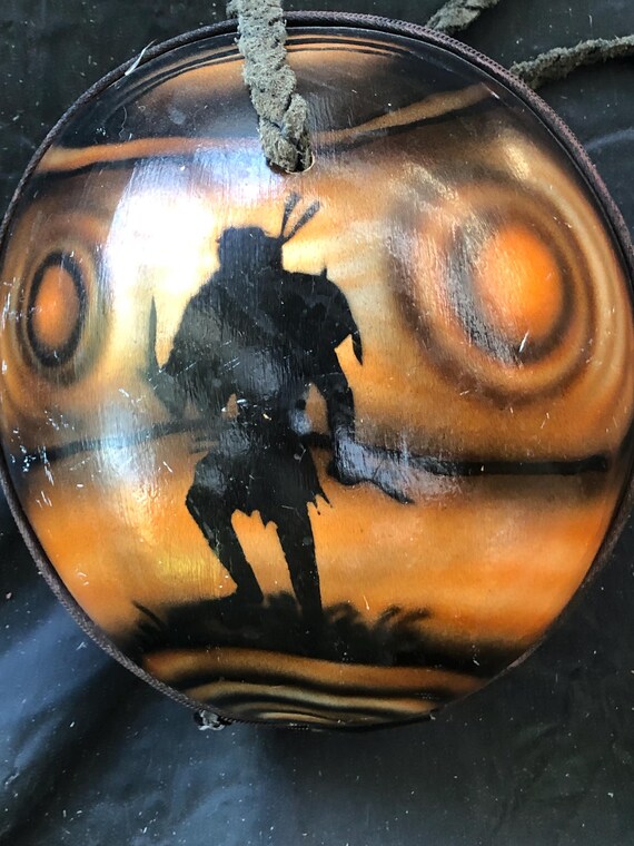 Coconut Shell Crossbody Bag Strap Purse VTG 1960s… - image 10