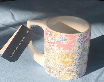 Chagall Ceramic Floral Mug New with Tags