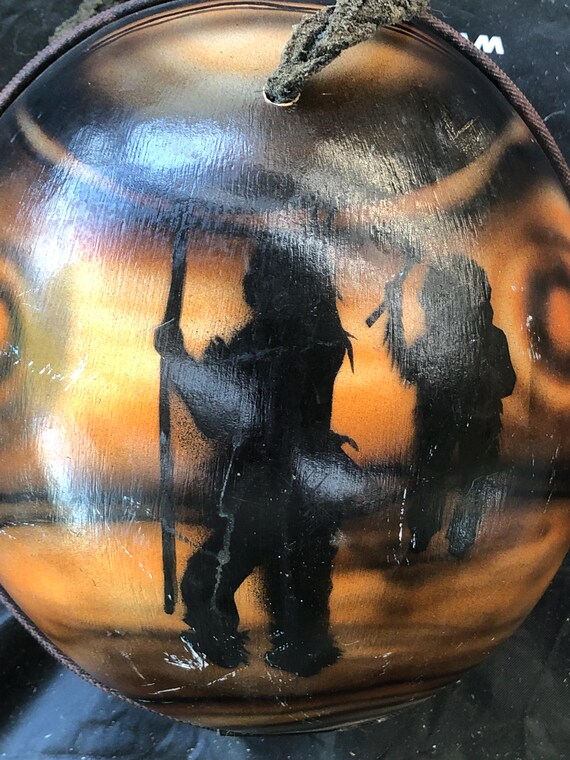 Coconut Shell Crossbody Bag Strap Purse VTG 1960s… - image 8