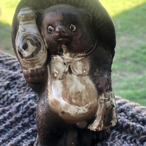 Tanuki Japanese Raccoon Dog Shigaraki Happy from Japan Good Luck