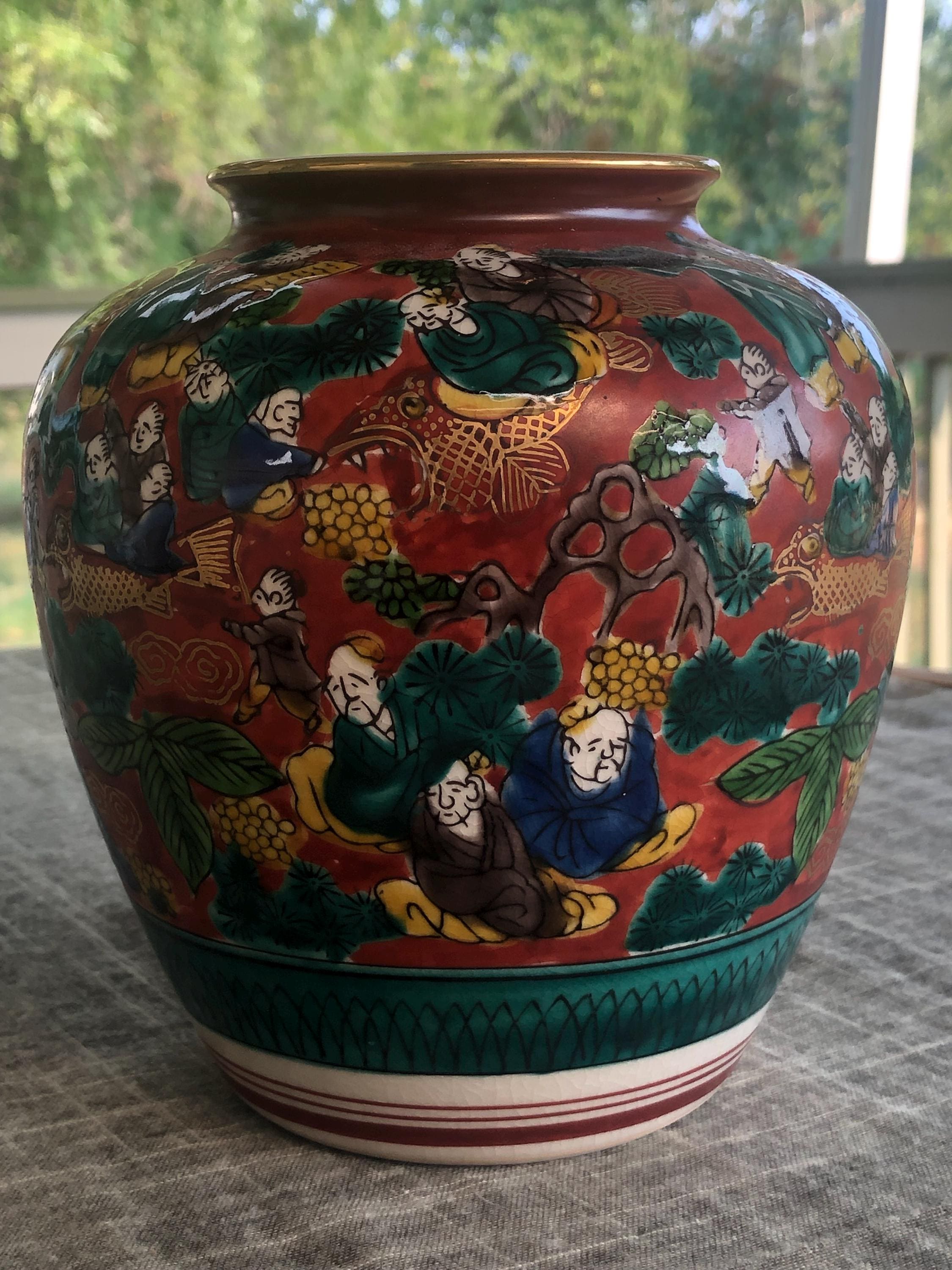▽昭和レトロ△Japanese vintage flower vase レット - メルカリ