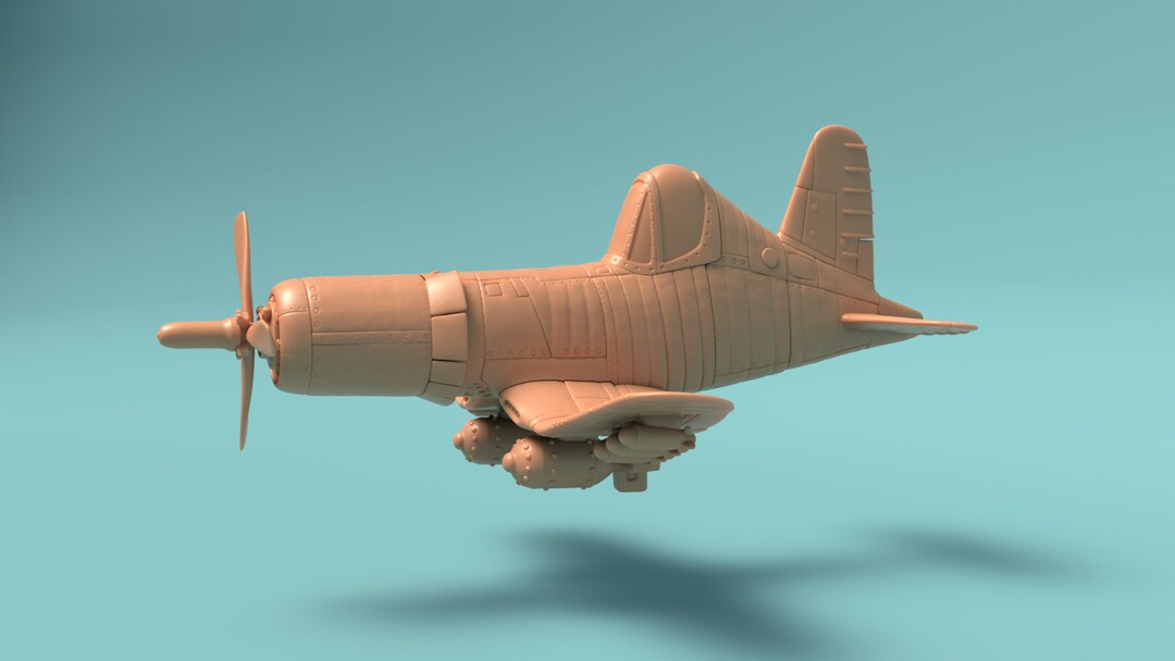3D Printable WW2 Corsair - Etsy