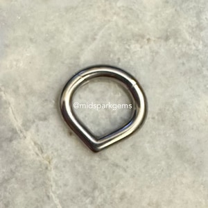 8G, 10G, 12G, 14G, 16G Titanium V-Shaped Teardrop Hinged Segment Ring Clicker, ASTM F136, Choose Your Anodized Color - Septum Ring