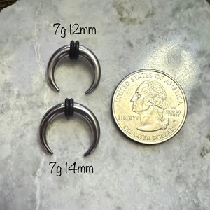 Solid Titanium Pinchers ASTM F136 Grade - Available in 10g, 12g, 14g, 16g - Choose Your Anodized Color image 12