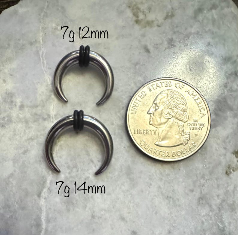 Solid Titanium Pinchers ASTM F136 Grade - Available in 10g, 12g, 14g, 16g - Choose Your Anodized Color image 12