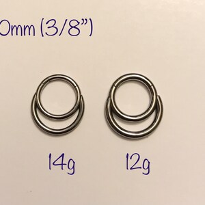 NAKED OIL SLICK 12g, 14g or 16g Double Hoop / Double Stack Hinged
