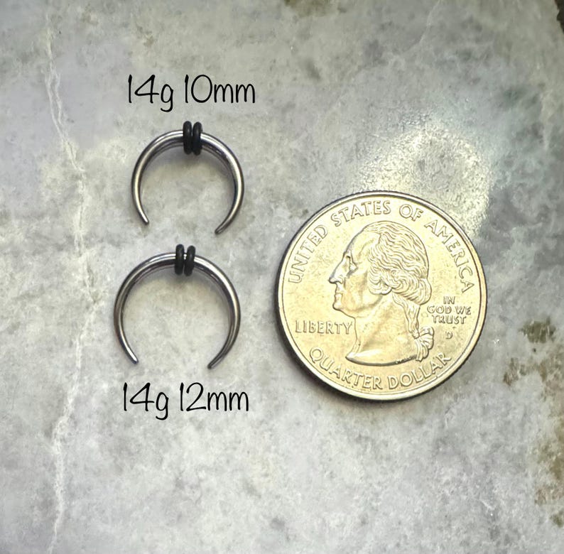 Solid Titanium Pinchers ASTM F136 Grade - Available in 10g, 12g, 14g, 16g - Choose Your Anodized Color image 8