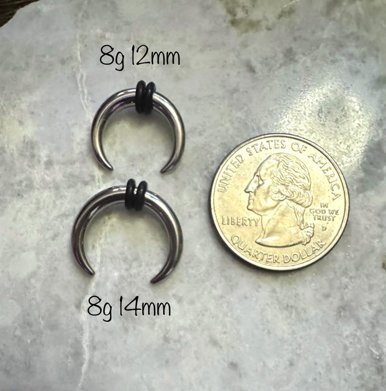 Solid Titanium Pinchers ASTM F136 Grade - Available in 10g, 12g, 14g, 16g - Choose Your Anodized Color image 11