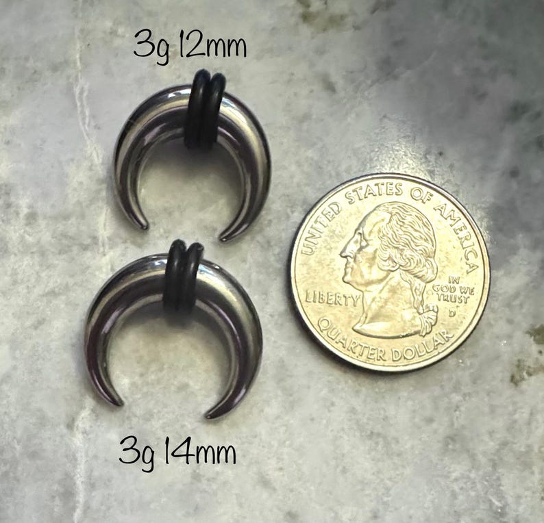 Solid Titanium Pinchers ASTM F136 Grade - Available in 10g, 12g, 14g, 16g - Choose Your Anodized Color image 15