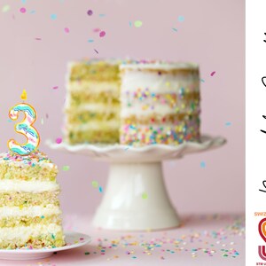 Reusable Acrylic Birthday Candles - Set of 10 Anniversary