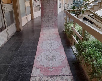Extra Long Runner Rug,Vintage Runner Rug,2.5x18ft FREE SHIPPING Oushak Runner Rug ,Turkish Runner Rug,Rug Runner,Home living Floor Rug !