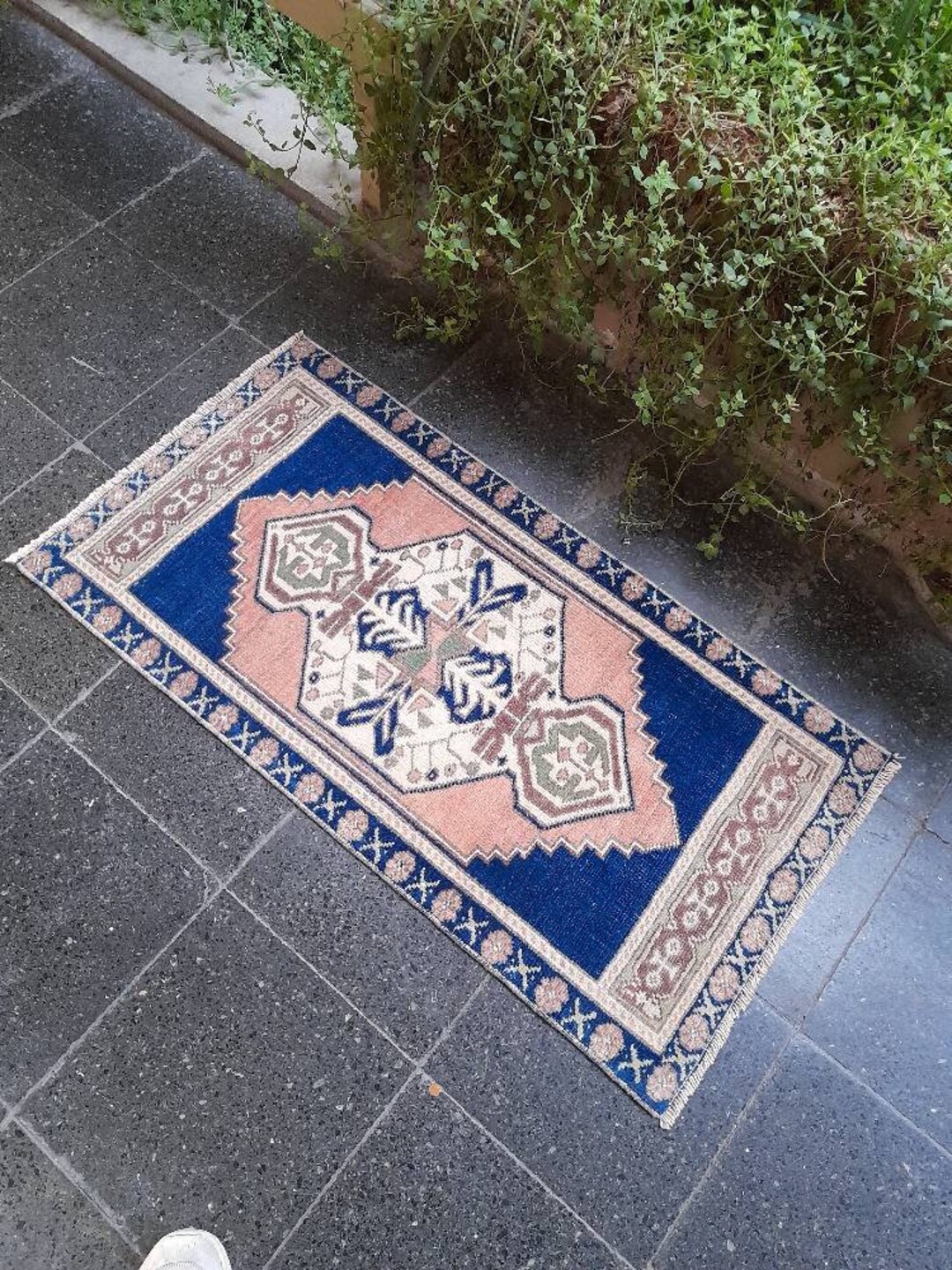 Vintage Small Rug,yastık,1.7x3.4ft FREE SHIPPING Small Vintage Rug ...