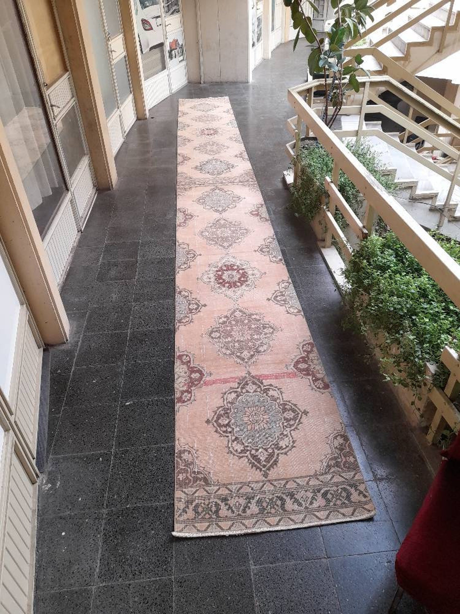 Extra Long Runner RugVintage Runner Rug2.8x24.3ft FREE Etsy