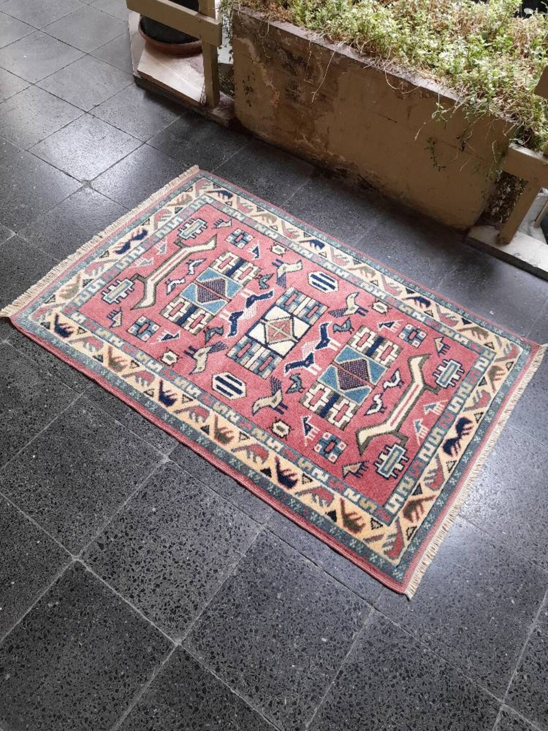 Vintage Small Rug,small Area Rug,2.8x4.4ft,free Shipping,small Door Mat,chic Rug,small Turkish