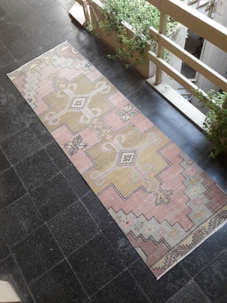 Kitchen Runner Rug Oushak Runner Rug 2.6x8.1ft FREE SHIPPING Etsy