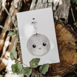 Baby Seed - Carte postale / Mini Print / Illustration - Ana Magalhães / Wumi Studio