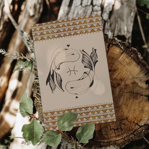 Poissons – Carte postale / Mini-impression / Illustration – Ana Magalhães / Wumi Studio