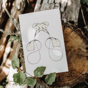 Mélodie - Carte postale / Mini-impression / Illustration - Ana Magalhães / Wumi Studio