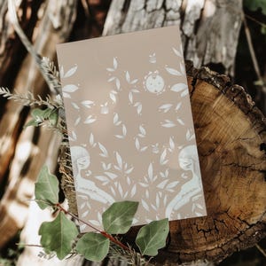 Vague douce – Carte postale / Mini-tirage / Illustration – Ana Magalhães / Wumi Studio