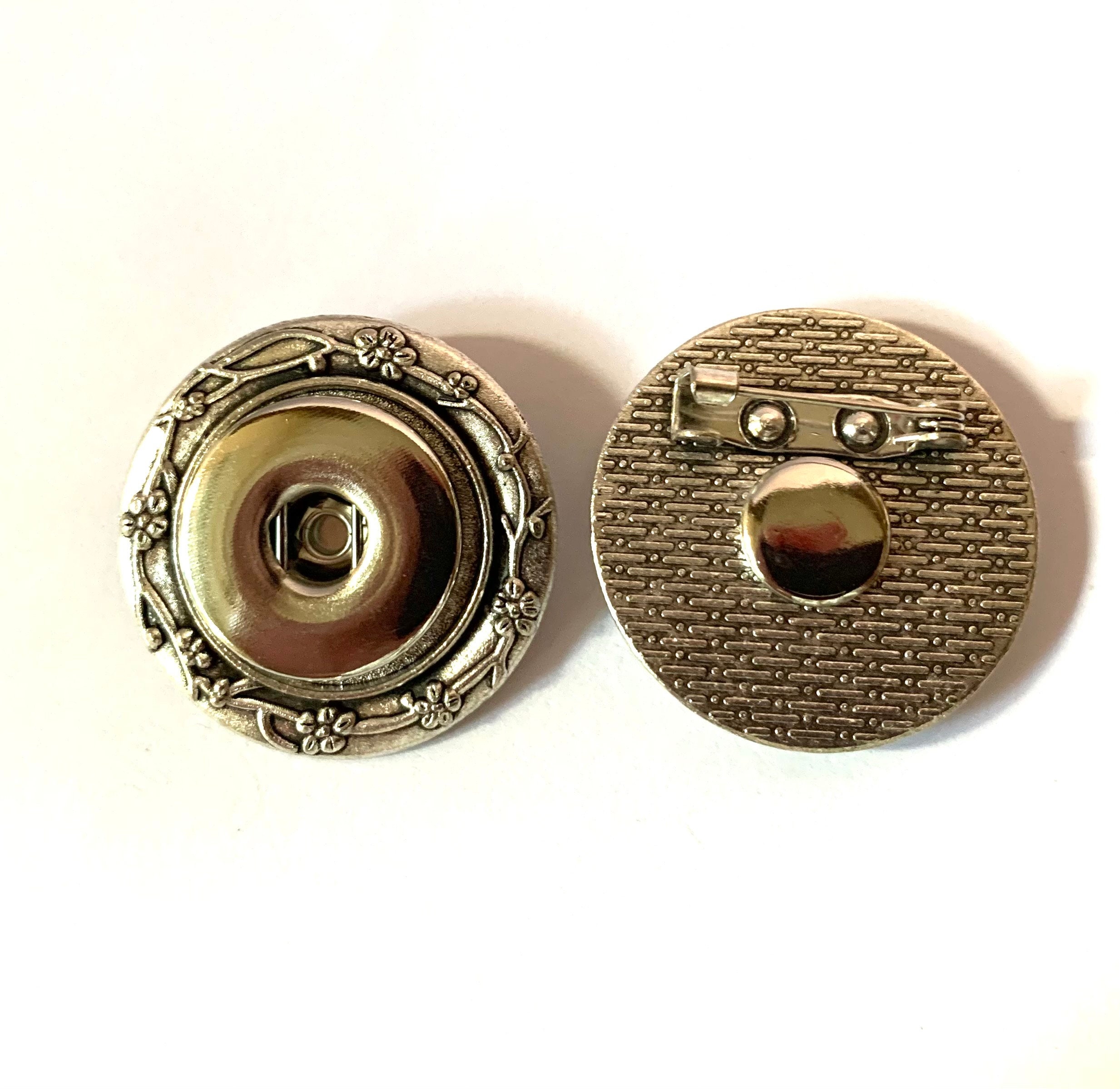 14 20 28 35mm Brass Brooch Pin, Brass Brooch Pin Back Base Safety