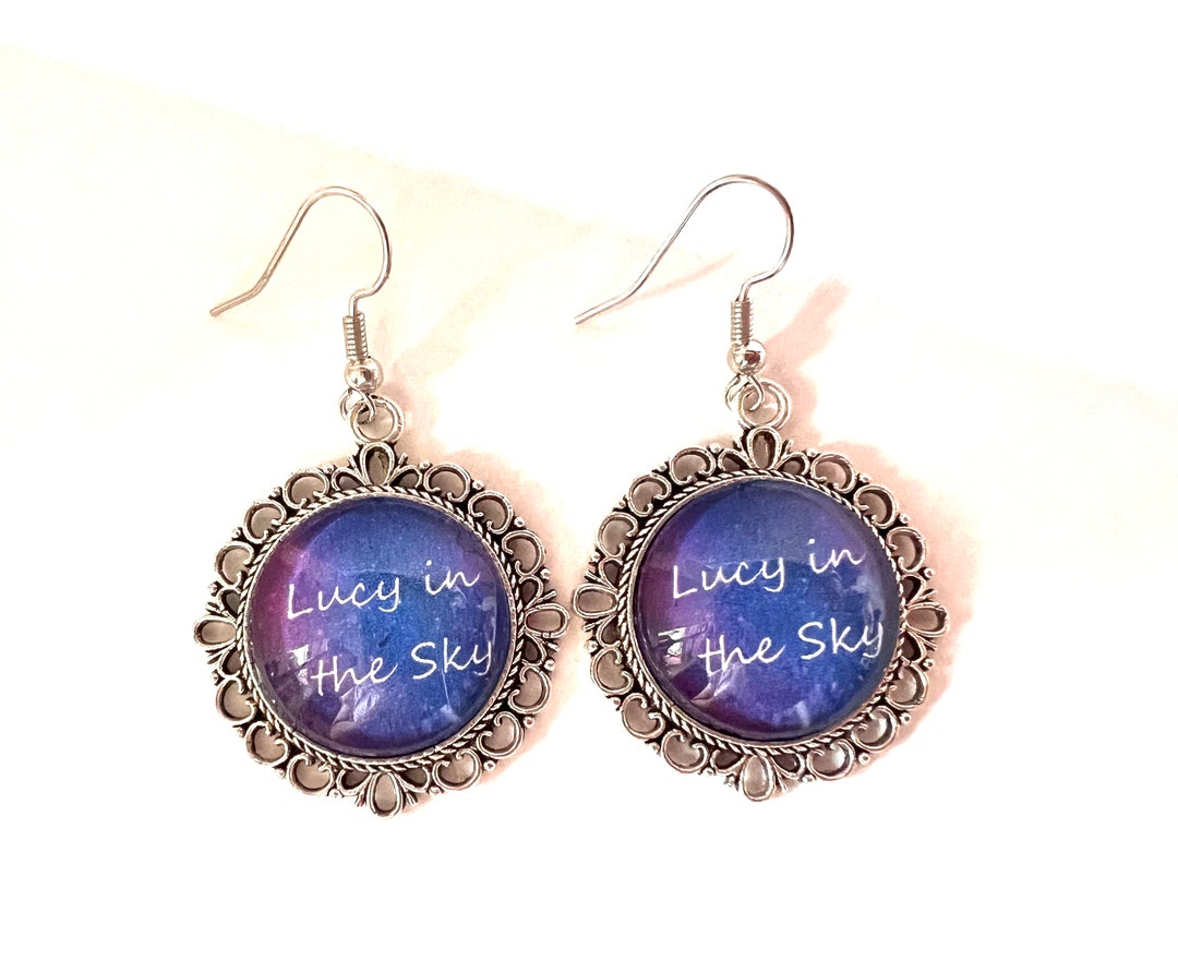 Lucy in the Sky Medallion Earrings
