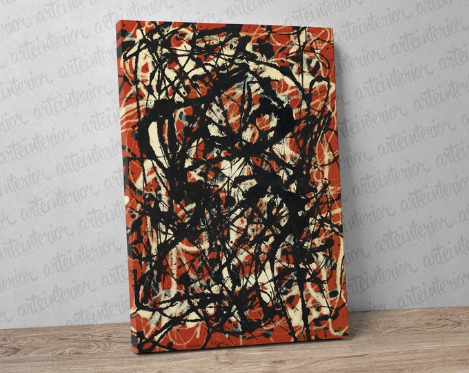 Jackson Pollock Free Form High Definition Fine Art Giclée Etsy