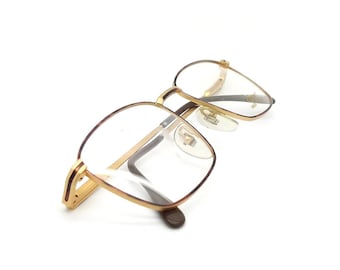 Vintage 80s Cottet Rectangular Glasses Frames: New Old Stock, Made in France