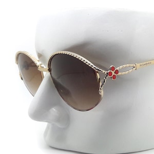 Vintage Yves Saint Laurent 4059 Y252 80s Sunglasses // 1980s Designer Womens YSL Sunglasses