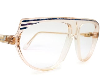 Vintage Cazal Mod 161 Col 199 80s Glasses Frames // 1980s Designer Eyeglasses